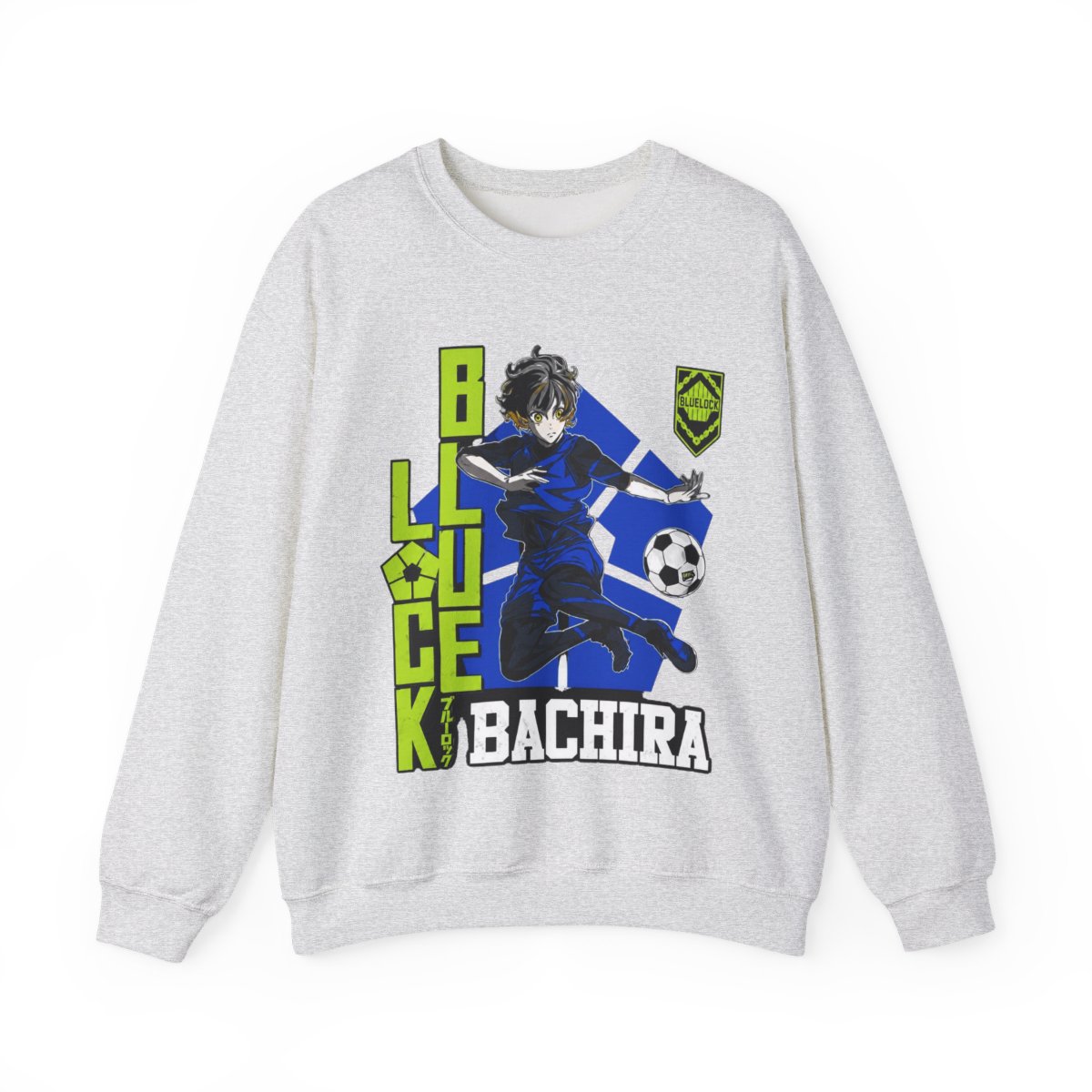 BLUE LOCK - Bachira Jersey Crew Hoodies - Crunchyroll Exclusive - alternate angle 5, merchandise