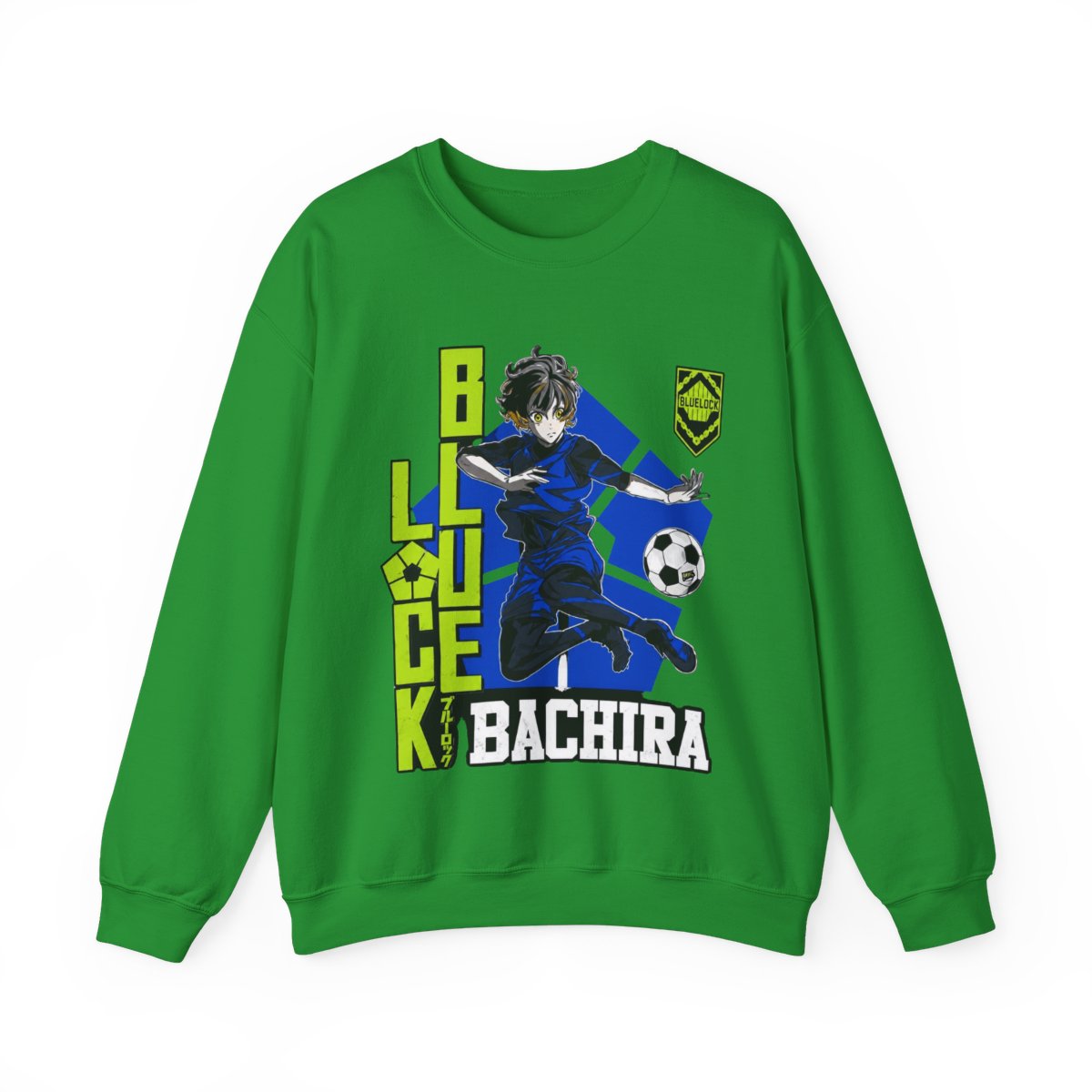 BLUE LOCK - Bachira Jersey Crew Hoodies - Crunchyroll Exclusive - alternate angle 2, merchandise