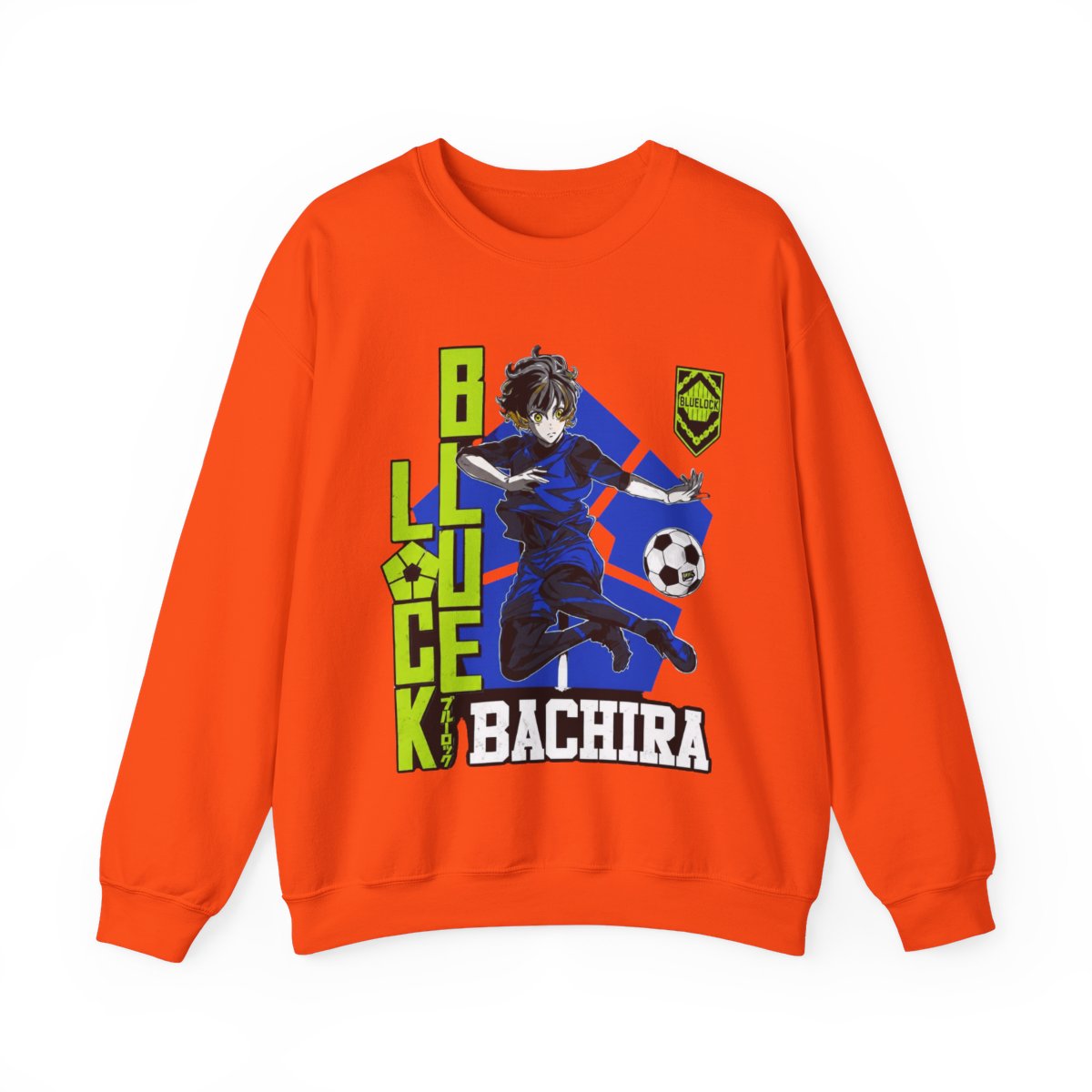 BLUE LOCK - Bachira Jersey Crew Hoodies - Crunchyroll Exclusive - alternate angle 3, merchandise