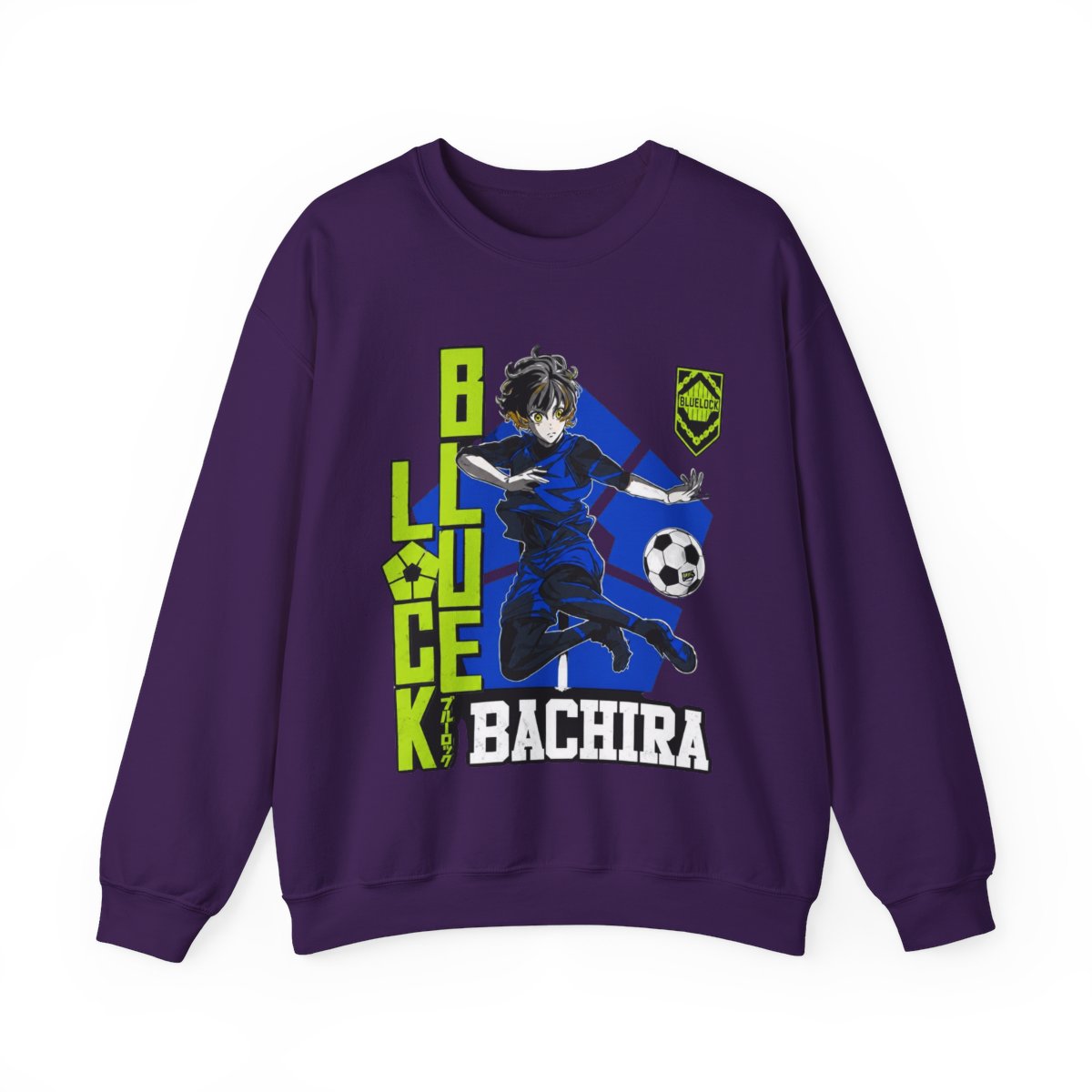 BLUE LOCK - Bachira Jersey Crew Hoodies - Crunchyroll Exclusive - alternate angle 3, merchandise