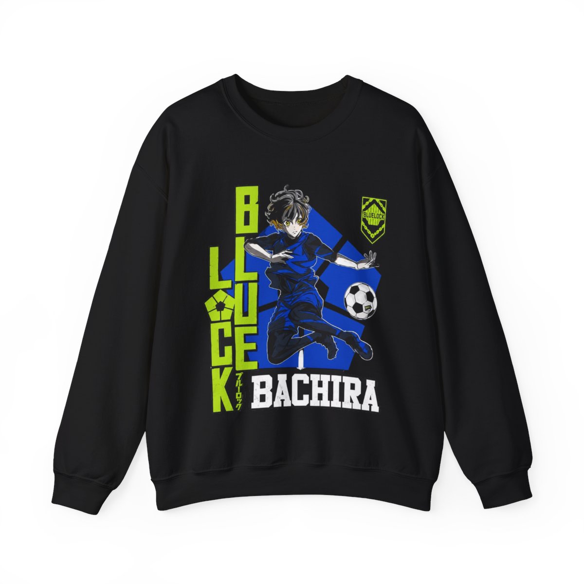 BLUE LOCK - Bachira Jersey Crew Hoodies - Crunchyroll Exclusive - alternate angle 2, merchandise